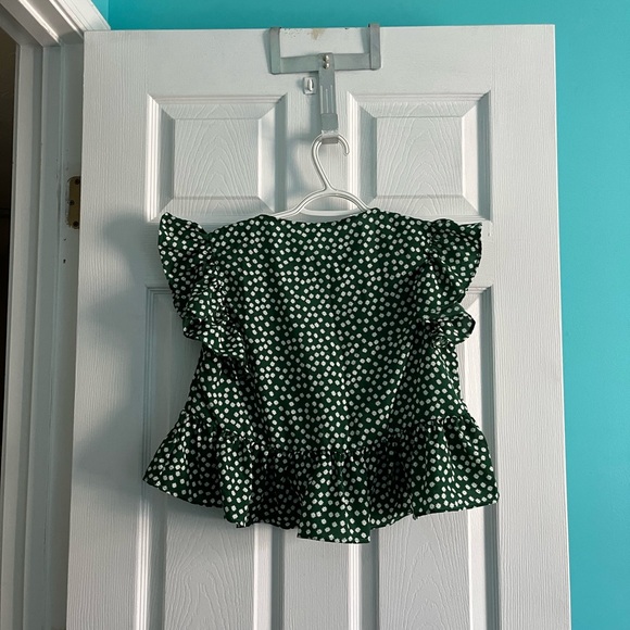 Shein Cropped Blouse - Picture 2 of 5